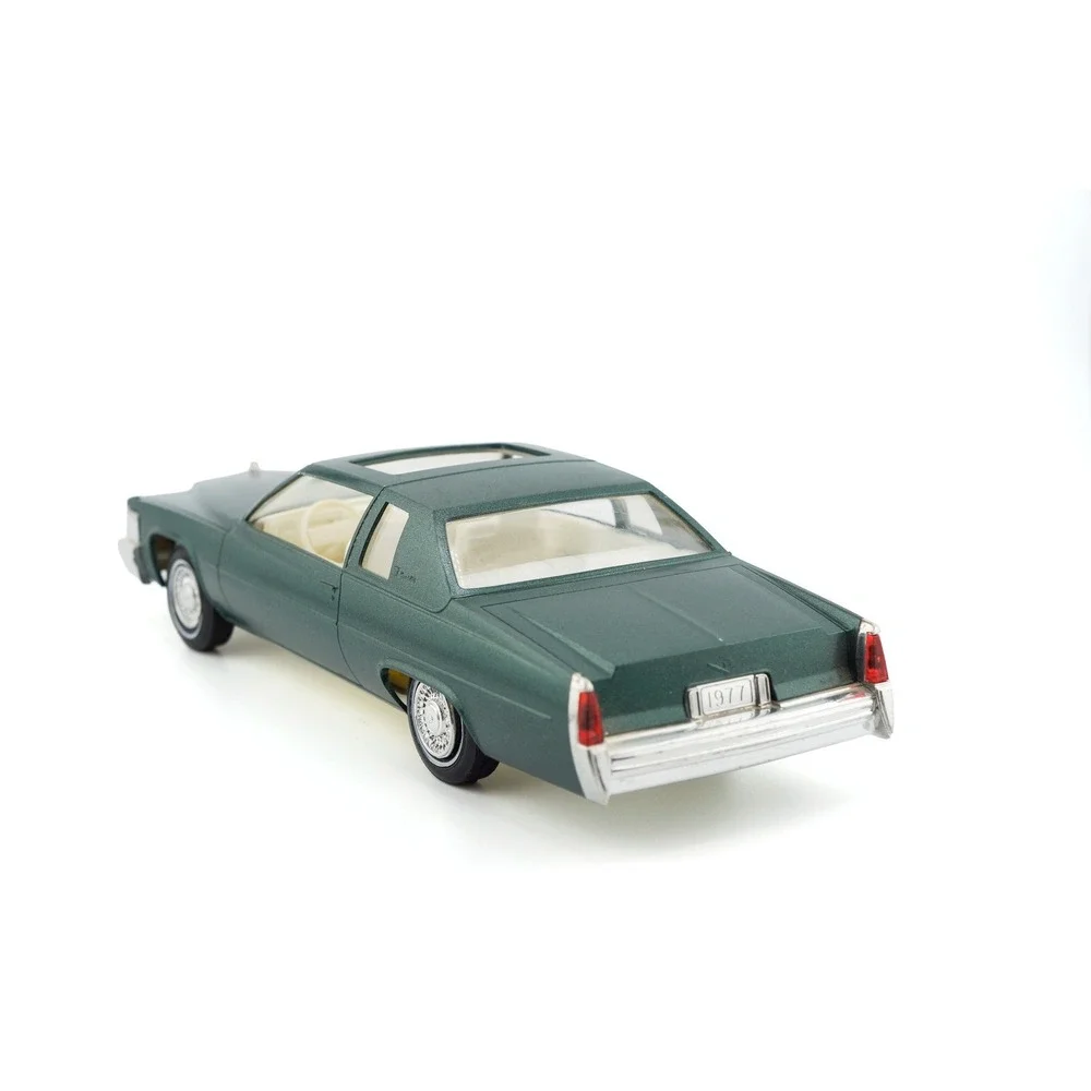1977 Cadillac Coupe DeVille Jo Han Dealer Promo Model Car Edinburgh Green 70s